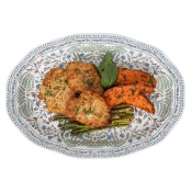 Juliska Villa Seville Chambray Platter - 17"