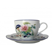 Royal Limoges Paradis Bleu Tea Saucer