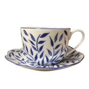 Royal Limoges Olivier Blue Breakfast Saucer (Only)
