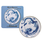 Mottahedeh Blue Dragon Picnic Tin Set / 4