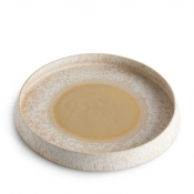 L'Objet Terra Dusty Rose Round Platter - Large / 16.5"