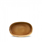 L'Objet Terra Brown Oval Platter - Small