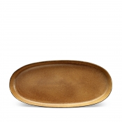 L'Objet Terra Brown Oval Platter - Medium