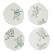Vietri Tartaruga Vietri Tartaruga Assorted Salad Plates - Set of 4