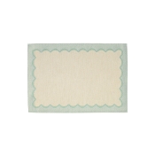 Vietri Tavola Aqua Scalloped Placemats - Set of 4
