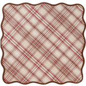 Juliska Harvest Tartan Square Tablecloth  - 52"