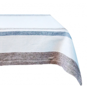 Juliska Danish Stripe Table Square / Taupe - 52" Square