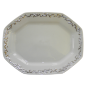 Mottahedeh Corallina Platinum Large Platter