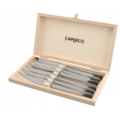 Capdeco Le Thiers Shiny Handle Steak Knives - Box 6