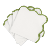 Matouk Scallop Edge Napkin Grass - 22" Square - Set of 4