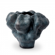 L'Objet Timna Short Vase / Aged Iron -17.5"