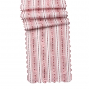 Juliska Villa Stripe Ruby Table Runner - 18" x 90"