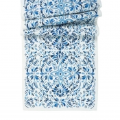 Juliska Iberian Indigo Table Runner  18" x 90"