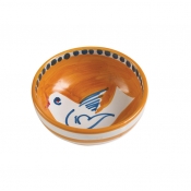 Vietri Campagna Uccello Olive Oil Bowl