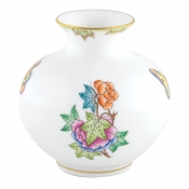 Herend Round Vase Multicolor - 4.5"