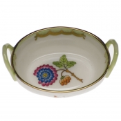 Herend Basket with Handles - Flower