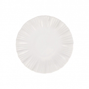 Vietri Bari White Salad Plate