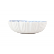 Vietri Bari Blue and White Pasta Bowl - Set 4