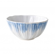 Vietri Bari Blue + White Cereal Bowl