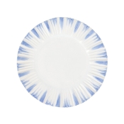 Vietri Bari Blue and White American Dinner Plate - Set 4