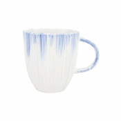 Vietri Bari Blue  + White Mug