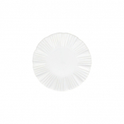 Vietri Bari White Cocktail Plate