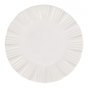 Vietri Bari White Small Round Platter
