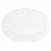 Vietri Bari White Oval Platter