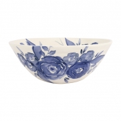 Vietri Blue Camellia Vietri Blue Camellia Deep Serving Bowl