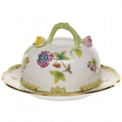 Herend Queen Victoria Covered Butter Dish