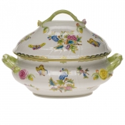 Herend Queen Victoria Tureen W/Branch (4 Qt)