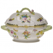Herend Queen Victoria Tureen W/Branch (2 Qt)