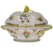 Herend Queen Victoria Tureen W/Lemon (2 Qt)