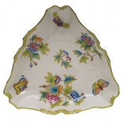 Herend Queen Victoria Triangle Dish - 9.5"