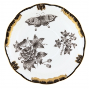 Herend Fortuna Black Tea Saucer