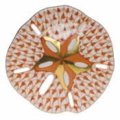Herend Sand Dollar Rust