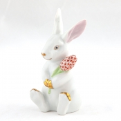 Herend Blossom Bunny - Multi / Rust