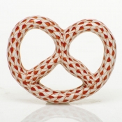 Herend Pretzel - Rust