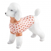 Herend Toy Poodle Rust