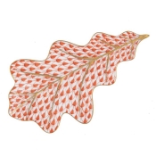 Herend Oak Leaf - Rust