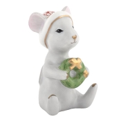 Herend Christmas Mouse - Rust