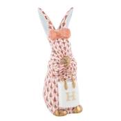 Herend Shopping Bunny - Rust