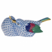 Herend Love Birds Blue