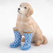Herend Rainy Day Retriever Blue