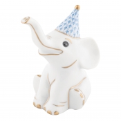 Herend Party Elephant - Blue