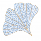 Herend Ginkgo Leaf - Blue