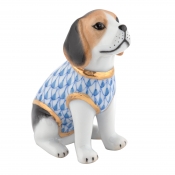 Herend Beagle Puppy - Blue