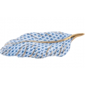 Herend Feather - Blue