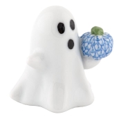 Herend Ghost With Pumpkin - Blue