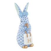 Herend Shopping Bunny - Blue